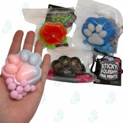 Scrunchems Sticky Squishy Paw Print Taba